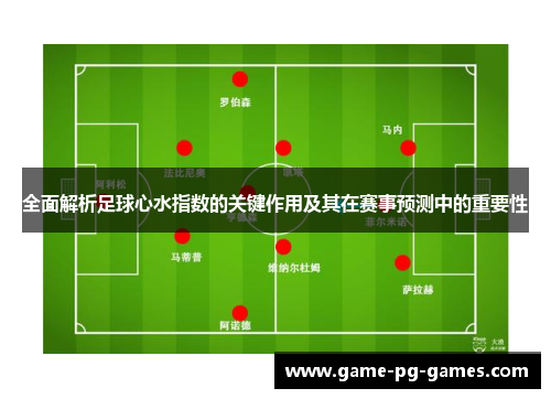 全面解析足球心水指数的关键作用及其在赛事预测中的重要性